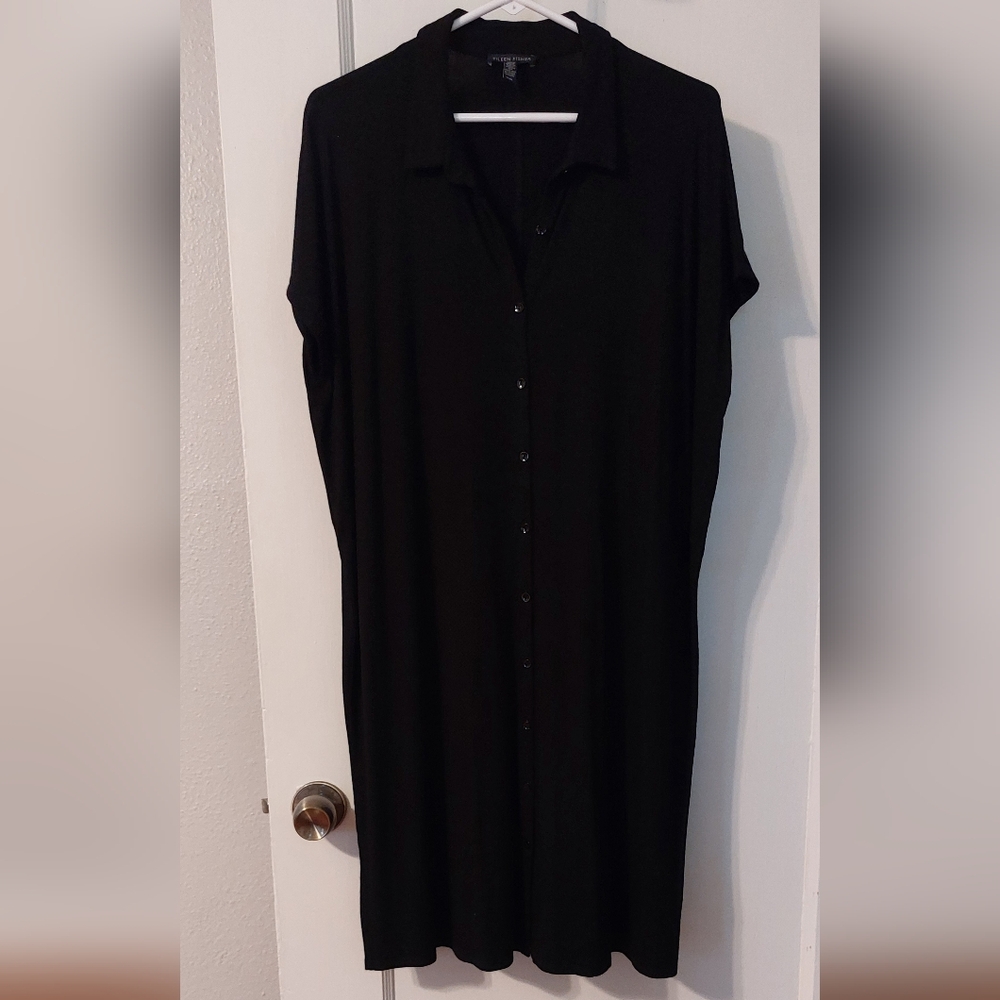 Eileen Fisher Knit Collar Dress